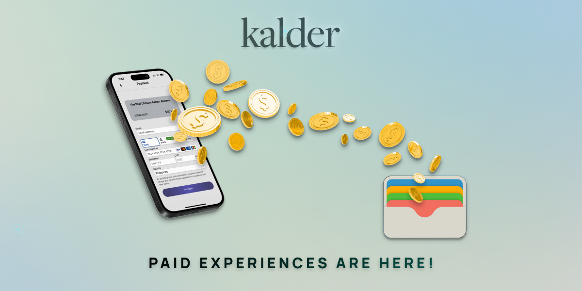 Introducing Paid Experiences on Kalder: Elevate Your Monetization Game 💰