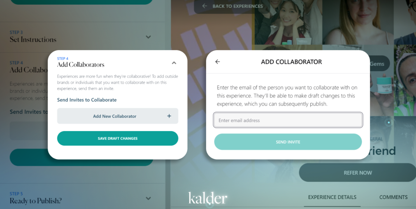 Partner Rewards and cashback with Kalder 