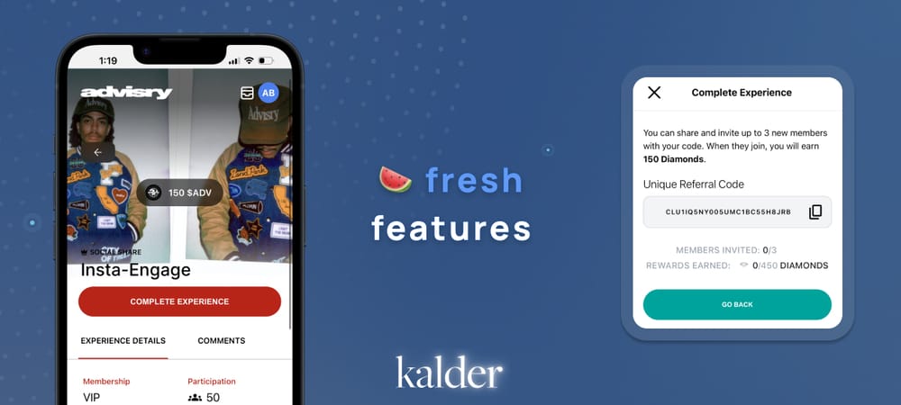 Fresh Features at Kalder 🍉 Paid Memberships, Gated Chats & More! post image