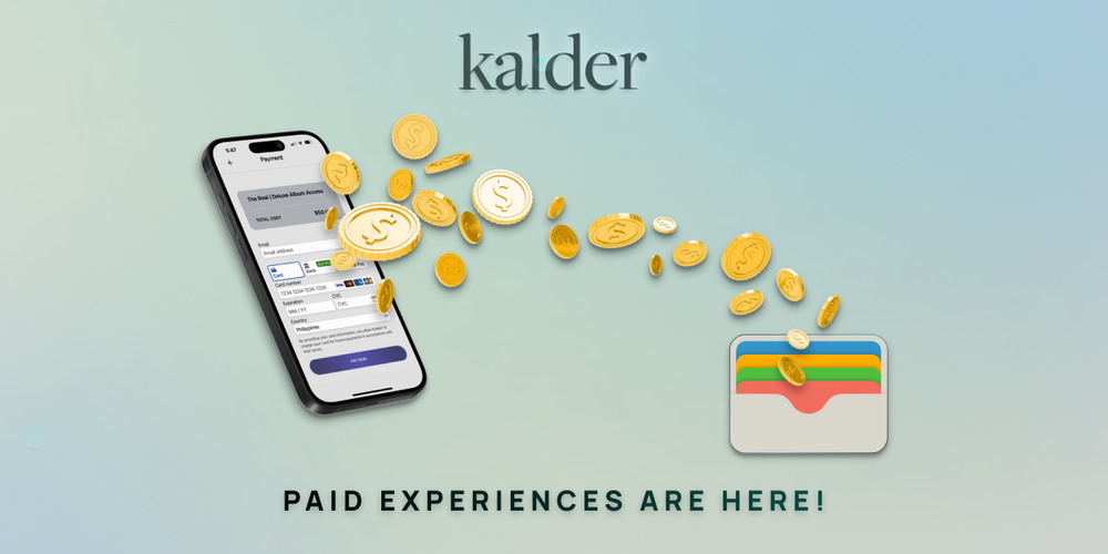 Introducing Paid Experiences on Kalder: Elevate Your Monetization Game 💰 post image